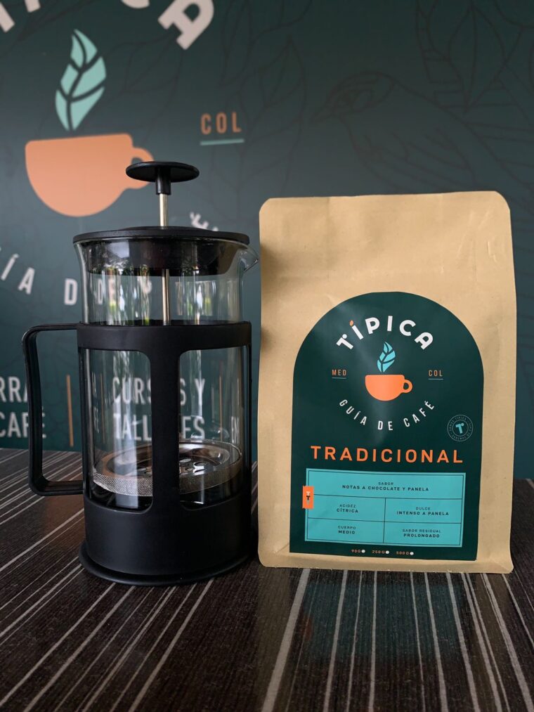 Kit Dúo Prensa Francesa 600ml + Café 250gr