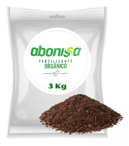 Gallinaza Orgánica Compostada - Abonissa 3Kg